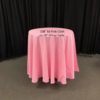 108" Rd Pink Tablecloth - Image 4