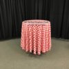 108" Rd Red Gingham Tablecloth - Image 4