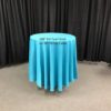 108" Rd Teal Tablecloth - Image 3
