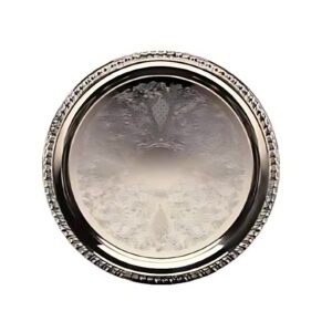 14" Rd.Stainless Steel Tray