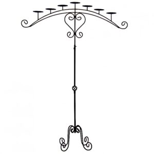Wrought Iron Arch Candelabra
