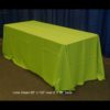 90" x 132" Lime Green Tablecloth - Image 2