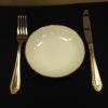 Gold Rim Monkey Dish (ea)