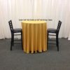120" Rd  Gold Tablecloth