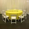 120" Rd Lemon Tablecloth - Image 3