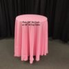 108" Rd Pink Tablecloth - Image 5