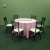 108" Rd Pink Tablecloth - Image 3