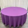 132" Rd Purple Tablecloth