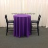120" Rd  Purple Tablecloth - Image 4