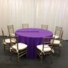 120" Rd  Purple Tablecloth