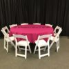 108" Rd Raspberry Tablecloth - Image 3