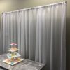 Sheer White 8' High Starter Pipe & Drape - Image 2