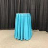 108" Rd Teal Tablecloth - Image 5