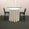 120" Rd Vanilla Tablecloth - Image 2