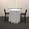 120" Rd White Tablecloth - Image 3