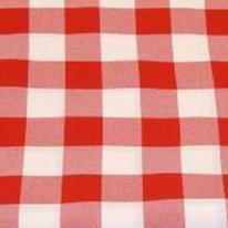 Red Gingham Linens