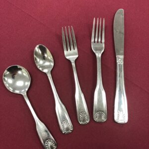 Coquille Stainless Steel Flatware