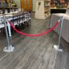 8' Red Stanchion Rope - Image 2