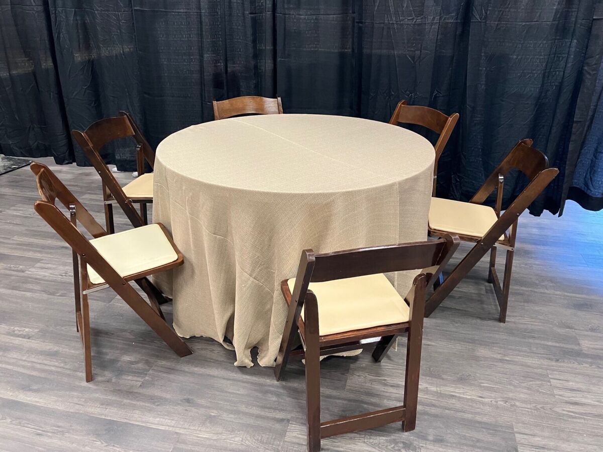 Arcadia 108" rd tablecloth Suburban Party & Tool Rental