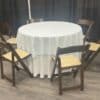 Ice Blue 70" x 70" Tablecloth - Image 2
