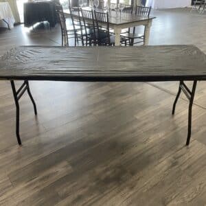 Black Kwik Cover for 6' x 30" Table