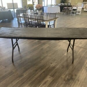 Black Kwik Cover for 8' x 30" Table